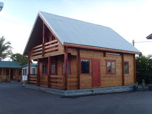 Porcellana Di legno decori le case modulari/bungalow di legno insonorizzato fornitore