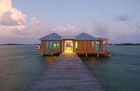 bungalow di Overwater della struttura d'acciaio del calibro della luce 100sqm per la Tahiti, caraibico